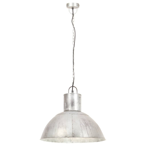 Silberne Hängelampe 48cm E27