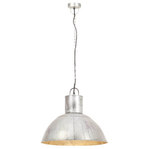 Silberne Hängelampe 48cm E27