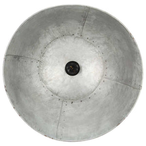 Silberne Hängelampe 48cm E27