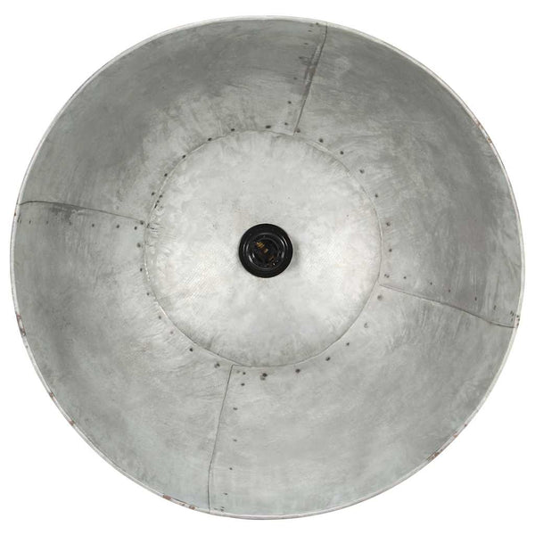 Silberne Hängelampe 48cm E27