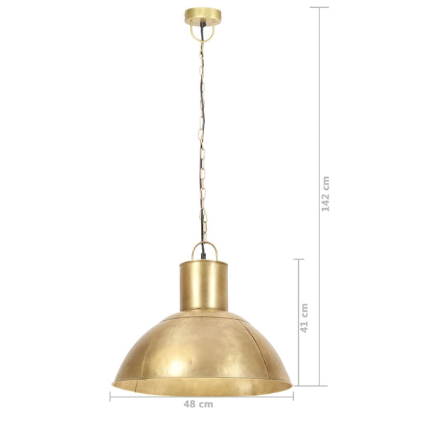 Messing Hängelampe Rund 48cm E27