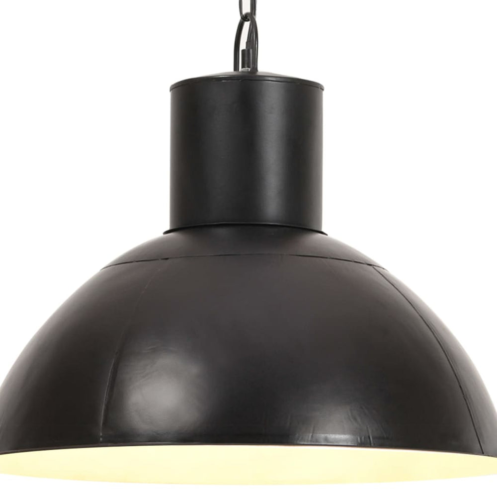 Hängelampe Schwarz Rund 48cm E27