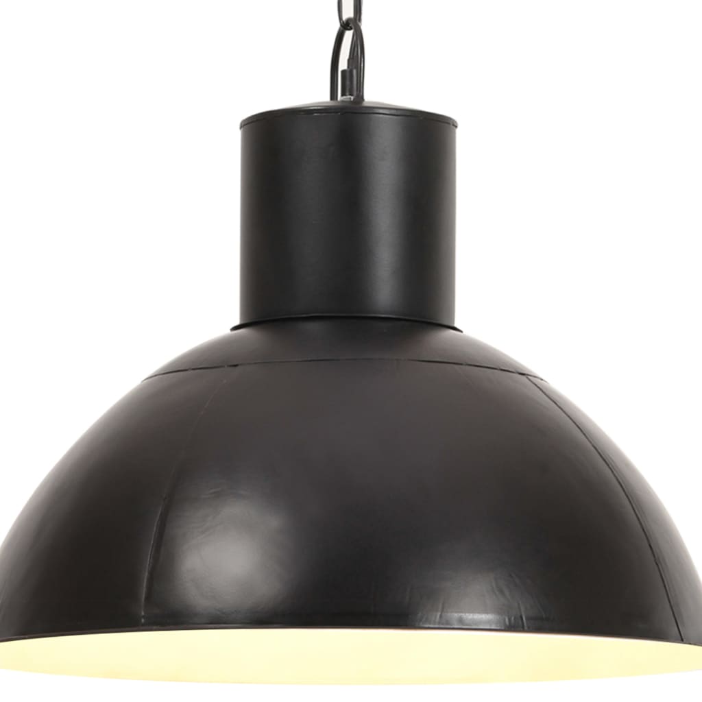 Hängelampe Schwarz Rund 48cm E27