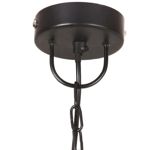Hängelampe Schwarz Rund 48cm E27