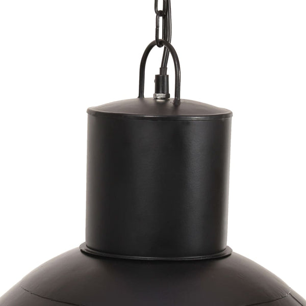 Hängelampe Schwarz Rund 48cm E27