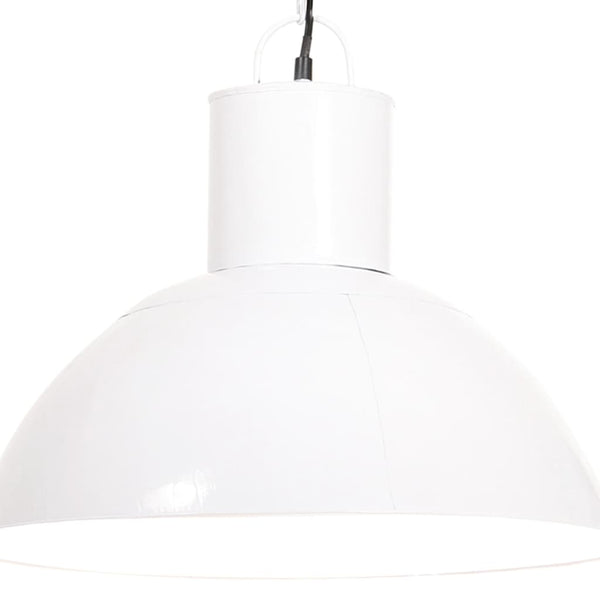Weiße Hängelampe, 48cm, E27, 25W