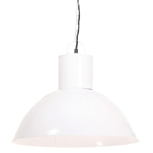 Weiße Hängelampe, 48cm, E27, 25W