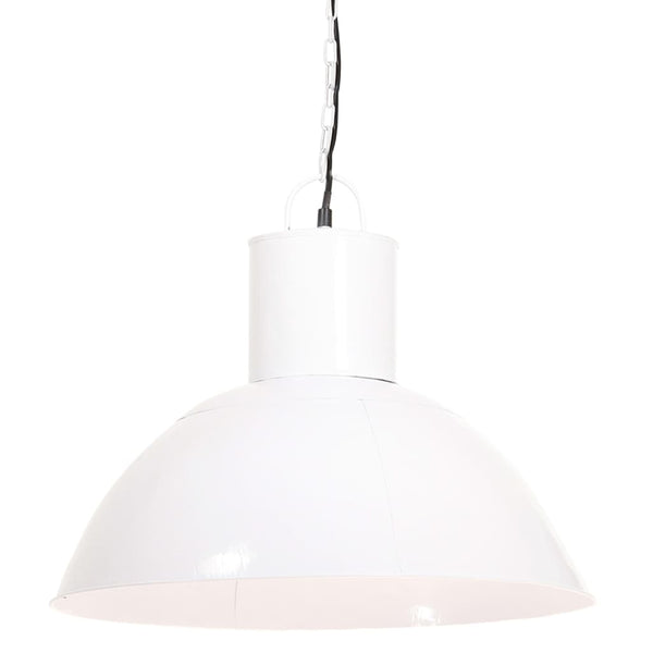 Weiße Hängelampe, 48cm, E27, 25W