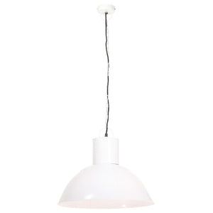 Weiße Hängelampe, 48cm, E27, 25W