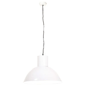 Weiße Hängelampe, 48cm, E27, 25W