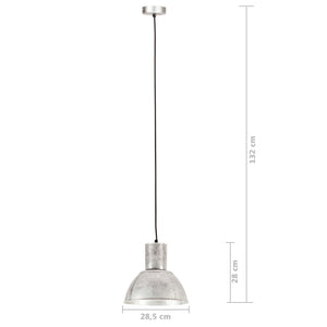 Silberne Hängelampe 25W E27, 28,5 cm