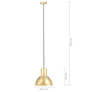 vidaXL Suspension 25 W Laiton Rond 28,5 cm E27