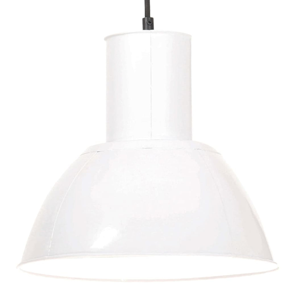 Weiße Hängelampe 25W E27 28,5 cm
