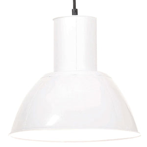 Weiße Hängelampe 25W E27 28,5 cm