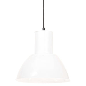 Weiße Hängelampe 25W E27 28,5 cm