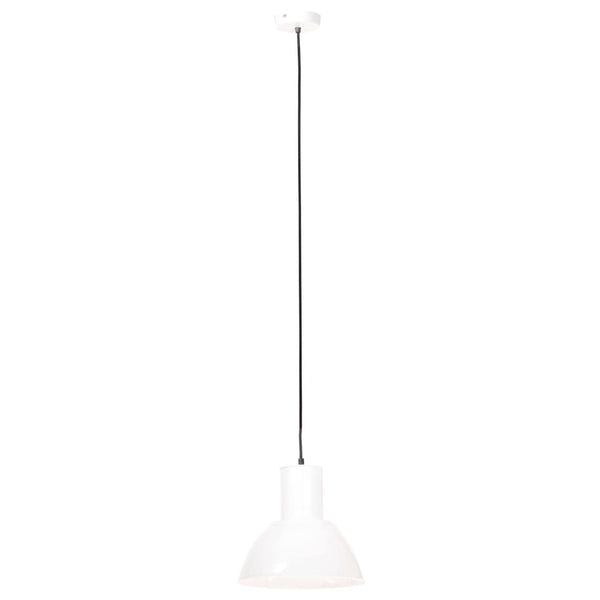 Weiße Hängelampe 25W E27 28,5 cm