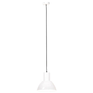 Weiße Hängelampe 25W E27 28,5 cm