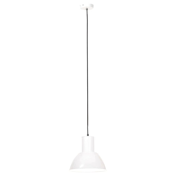 Weiße Hängelampe 25W E27 28,5 cm