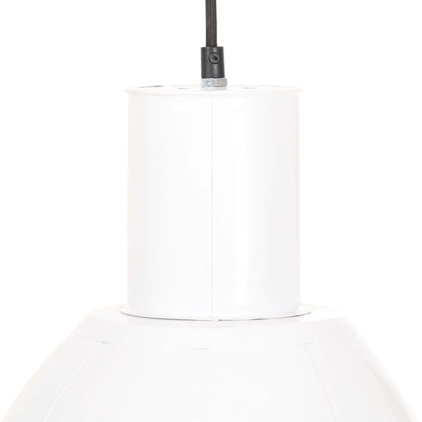 Weiße Hängelampe 25W E27 28,5 cm