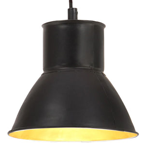 Schwarze Hängelampe 25W E27 17cm