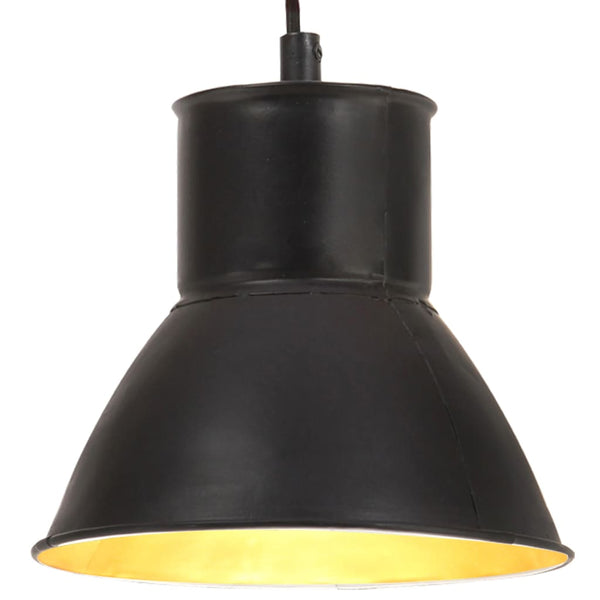 Schwarze Hängelampe 25W E27 17cm
