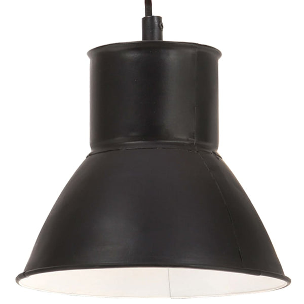 Schwarze Hängelampe 25W E27 17cm