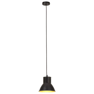Schwarze Hängelampe 25W E27 17cm