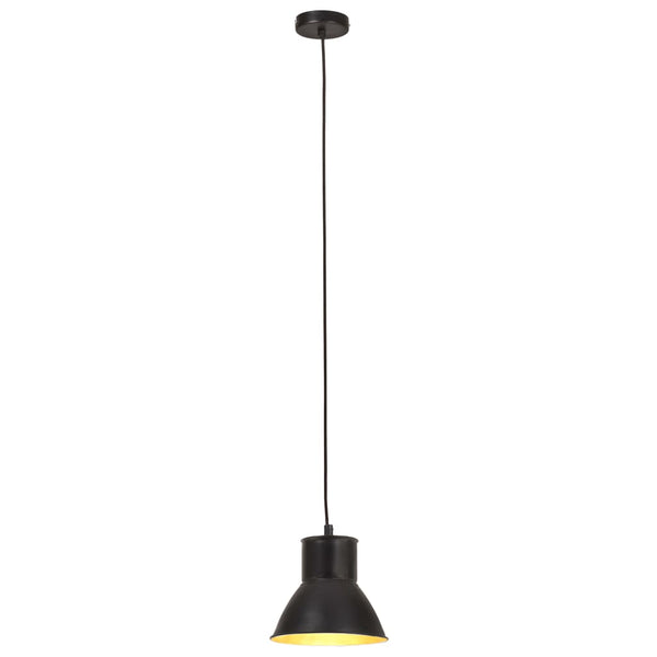 Schwarze Hängelampe 25W E27 17cm