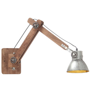 Industrie Wandleuchte Silber E27