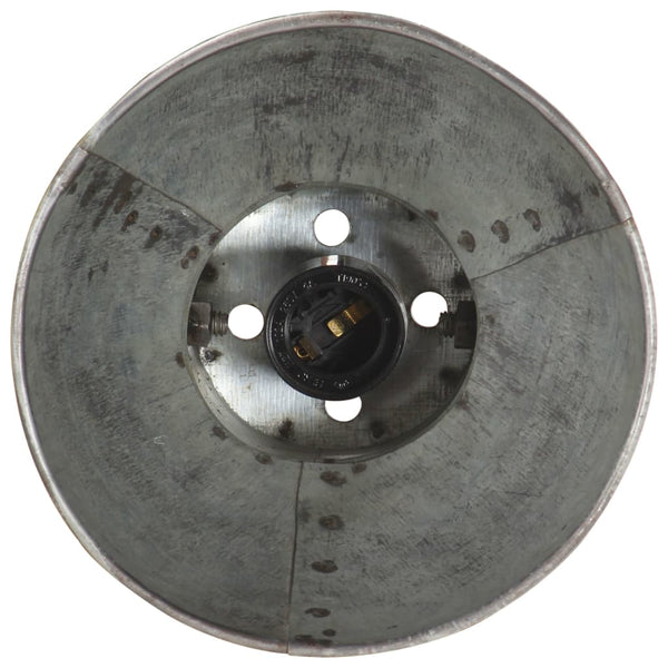 Industrie Wandleuchte Silber E27