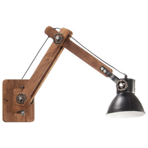 Industrie Wandleuchte Schwarz E27