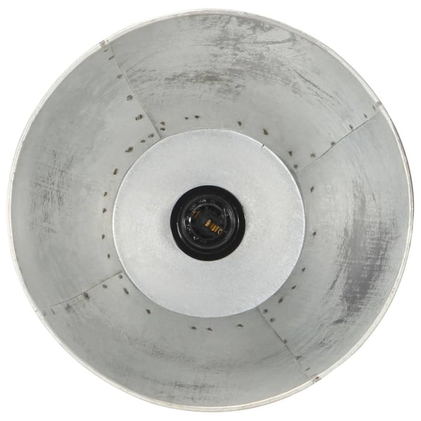 Stehlampe Silber Mango Massivholz E27