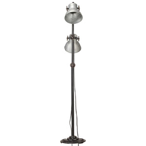 Stehlampe 2-flammig Silber E27