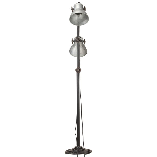 Stehlampe 2-flammig Silber E27