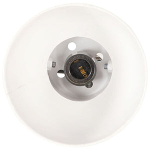 Weiße Stehlampe mit 2 Lampen