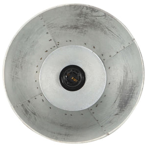 Stehlampe Silber Mango Massivholz E27