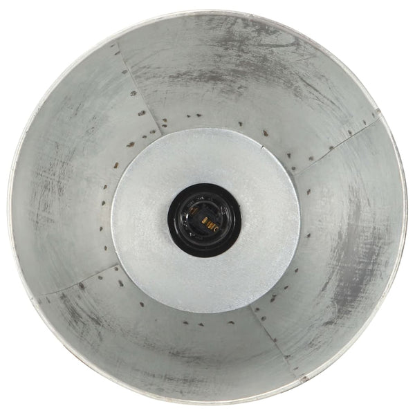 Stehlampe Silber Mango Massivholz E27