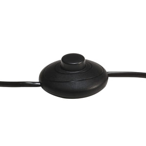 vidaXL Lampadaire noir Bois de manguier massif E27