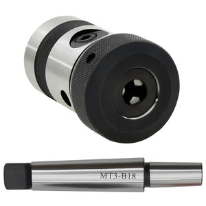 Bohrfutter B18 mit MT3-Schaft für Innengewinde M3-M16