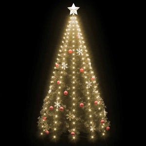 Weihnachtsbaum Lichterkette Netz 250 LEDs 250cm