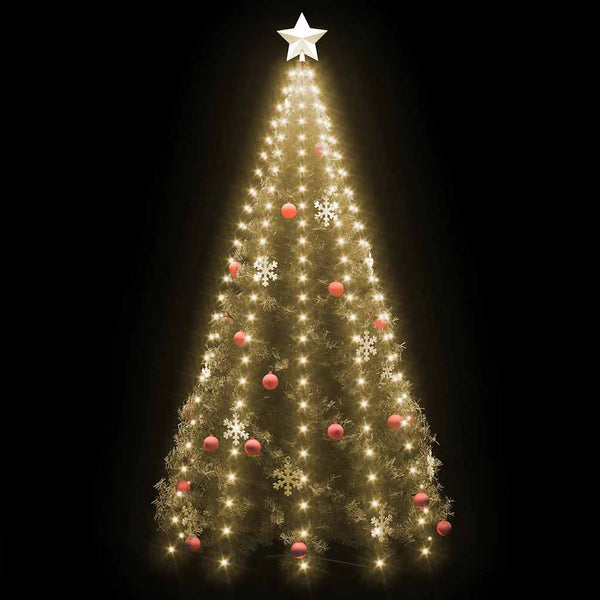 Weihnachtsbaum Lichterkette Netz 250 LEDs 250cm