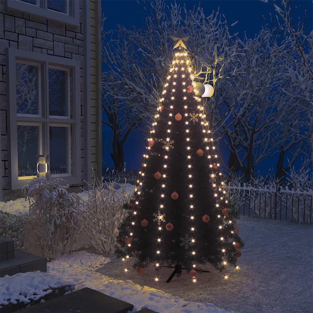 Weihnachtsbaum Lichterkette Netz 250 LEDs 250cm