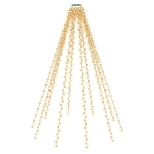 Weihnachtsbaum Lichterkette 400 LEDs - 400 cm