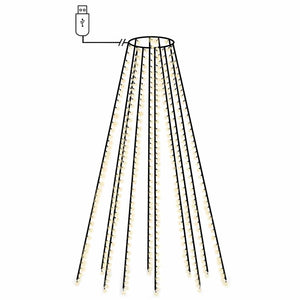 LED Weihnachtsbaum Lichterkette 500 LEDs