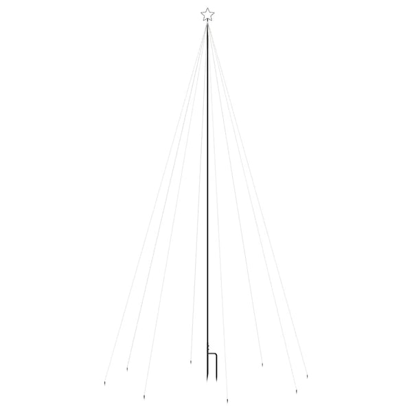 LED Lichterkette Weihnachtsbaum 400 LEDs 2,5 m