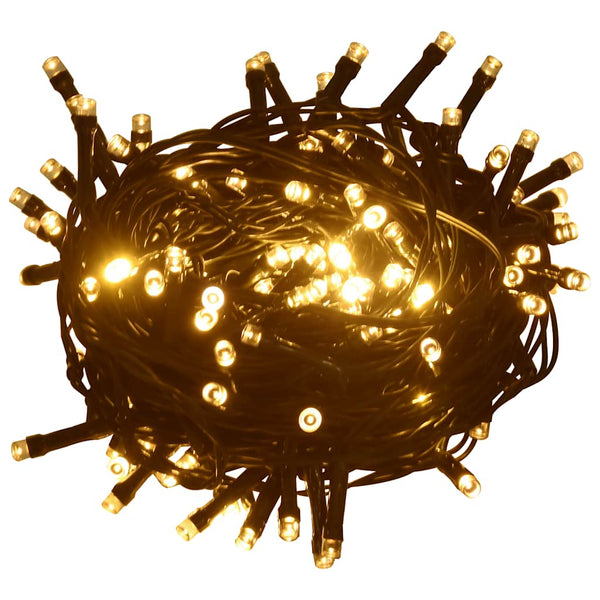 2000 LED Lichterkette 200m Warmweiß IP44