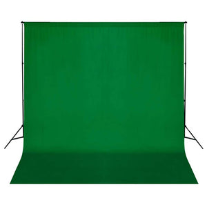 Fotostudio-Set mit Hintergrund, Leuchten und Schirmen
