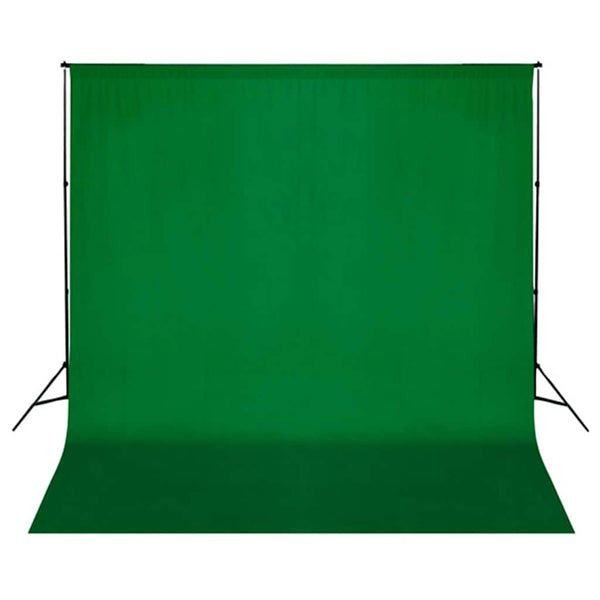 Fotostudio-Set mit Hintergrund, Leuchten und Schirmen