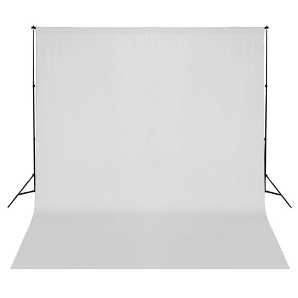 Fotostudio-Set mit Hintergrund, Leuchten und Schirmen
