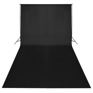 Fotostudio-Set mit Lampen und Hintergrundsystem